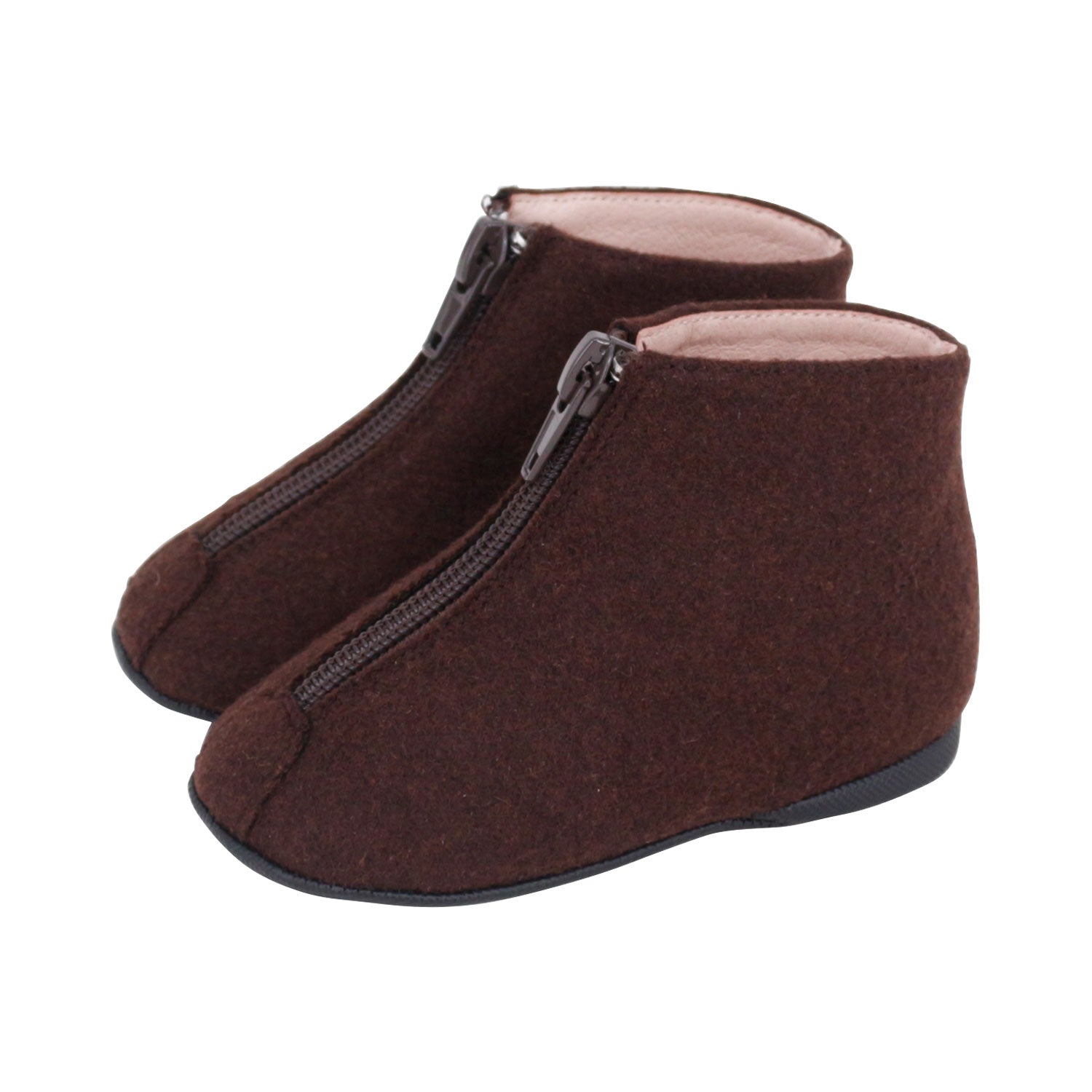 Brown Wool Soft Sole