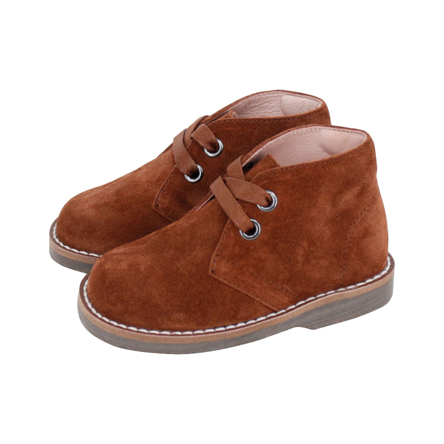 Brown Suede Outer-sole High-top