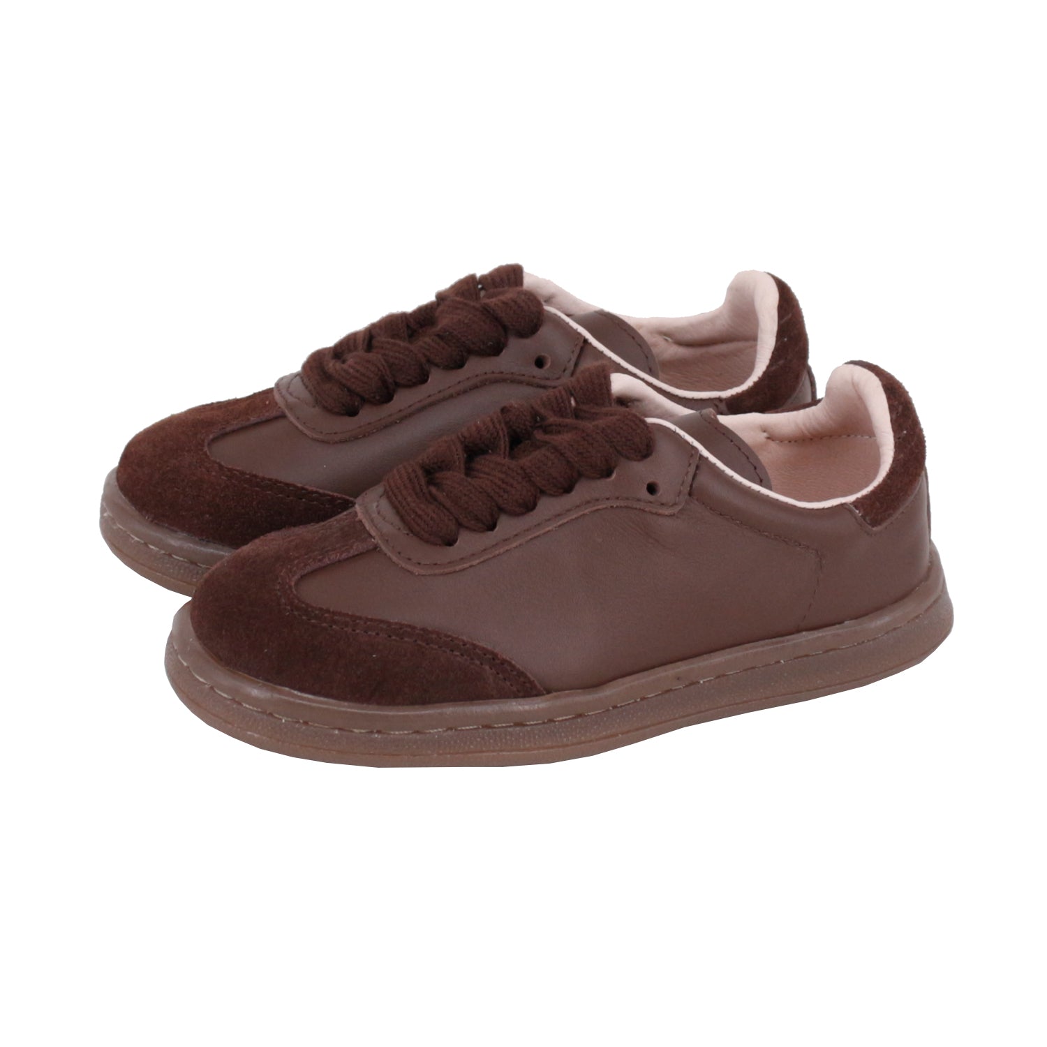 Dark Brown+Suede Laces Sneakers