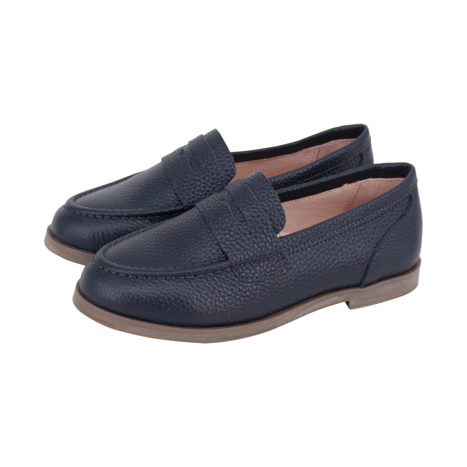Navy Grainy Shabbos Loafer