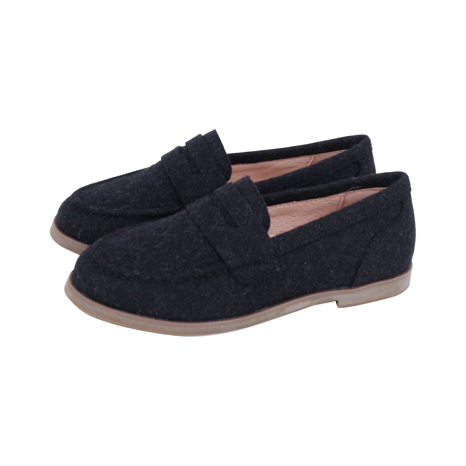 Black/Gray Wool Shabbos Loafer