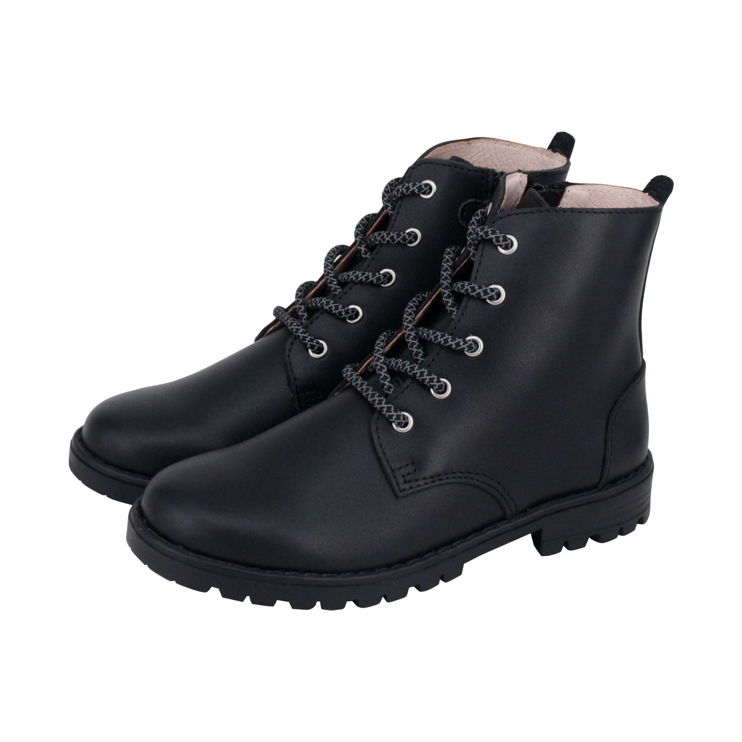 Black Booties + Zipper
