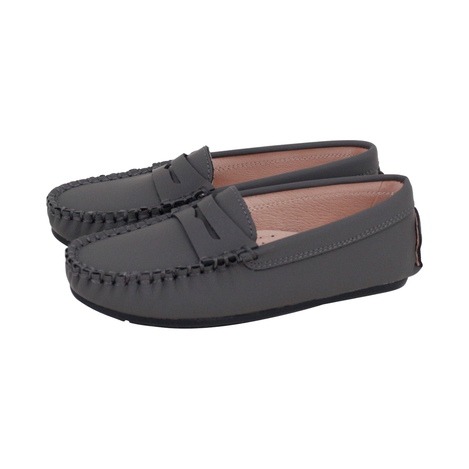 Gray Penny Loafer