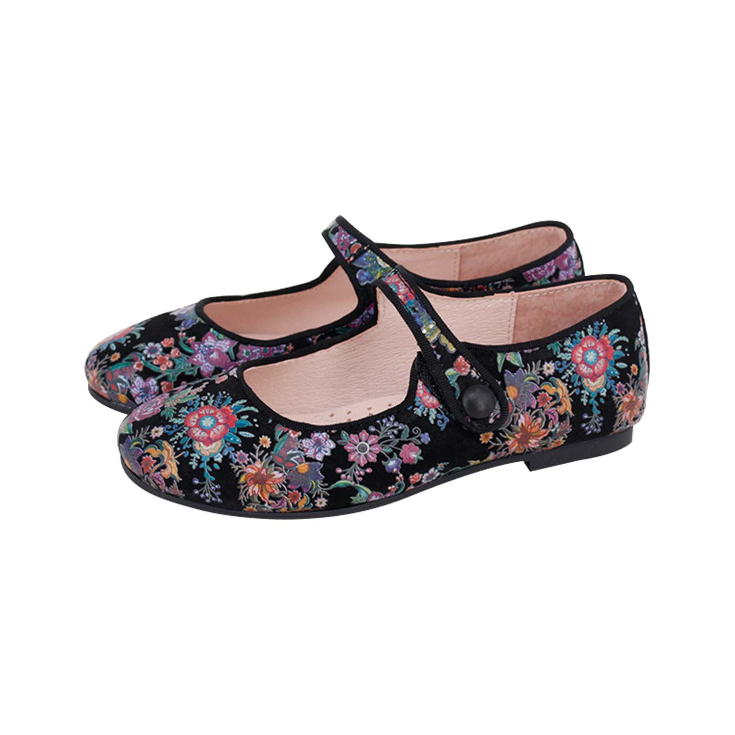 Flower Mary Jane Velcro