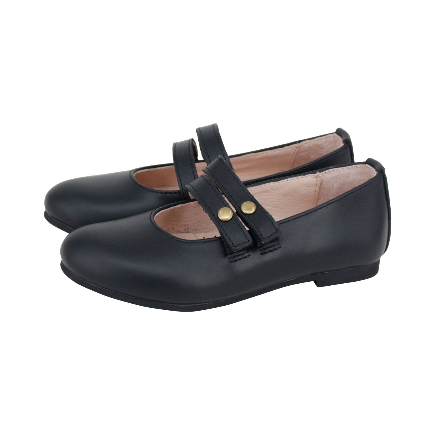 Black Double Strap Mary Jane