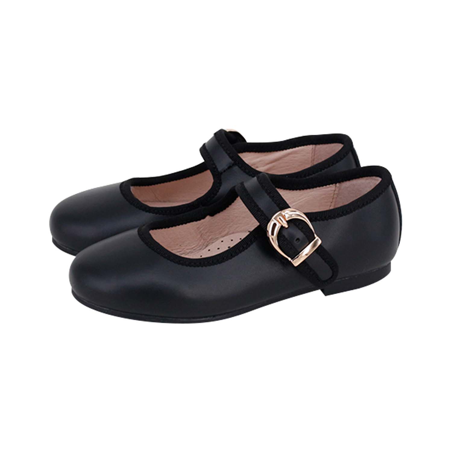 Black Buckle Mary Jane