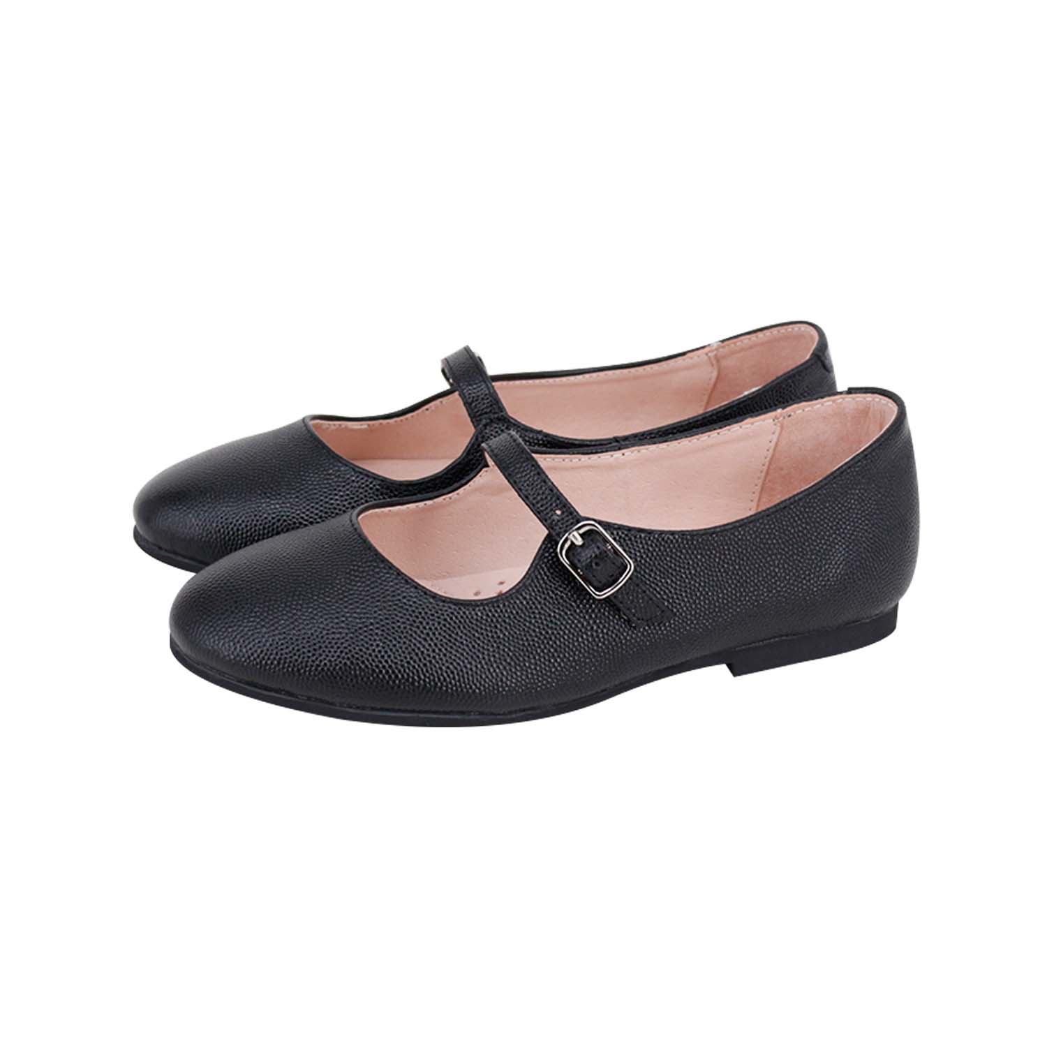 Black Front Strap Mary Jane