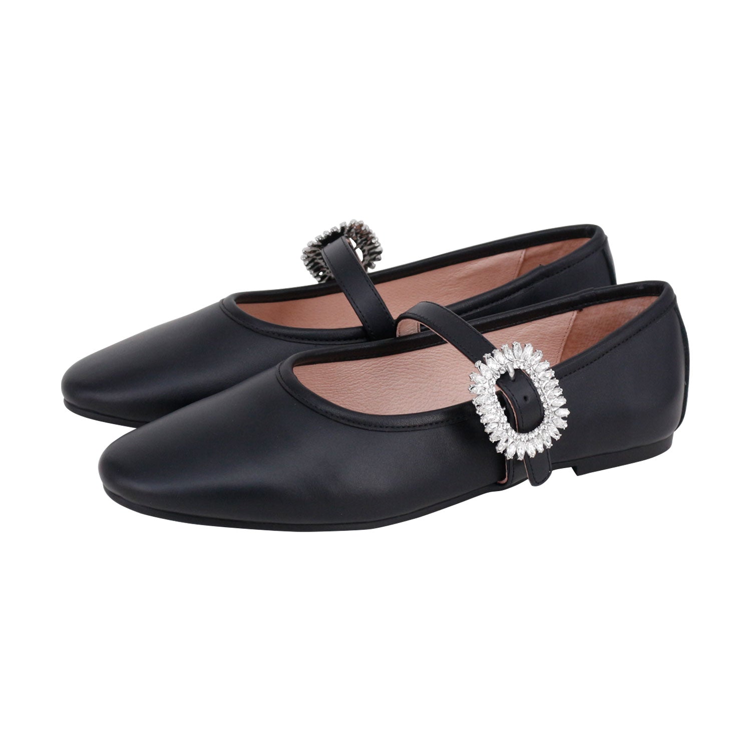 Black Rhinestone Buckle