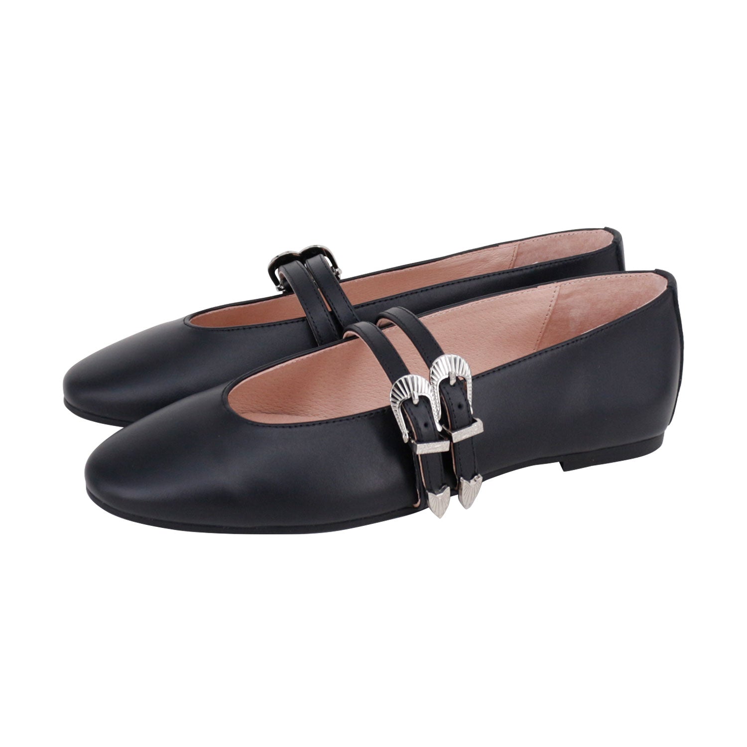 Black Double Buckle