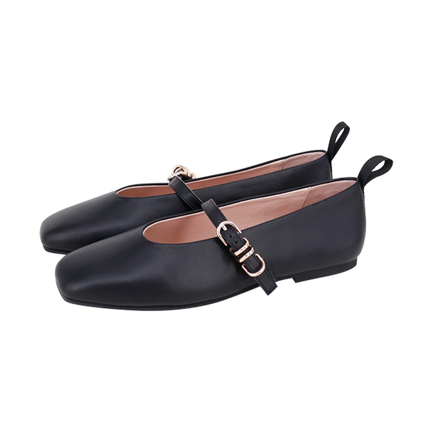 Black Buckle Mary Jane