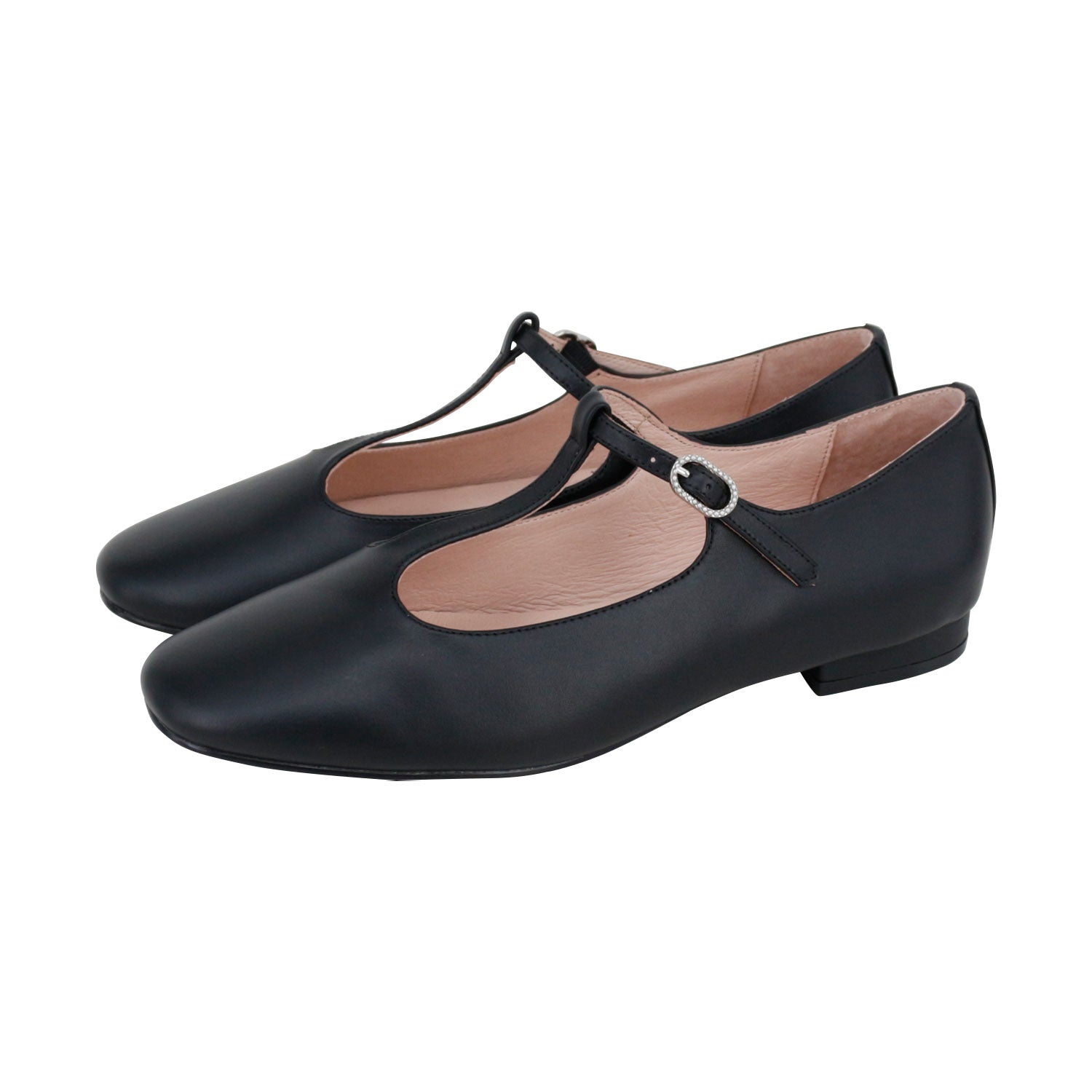 Black Ladies T-Strap