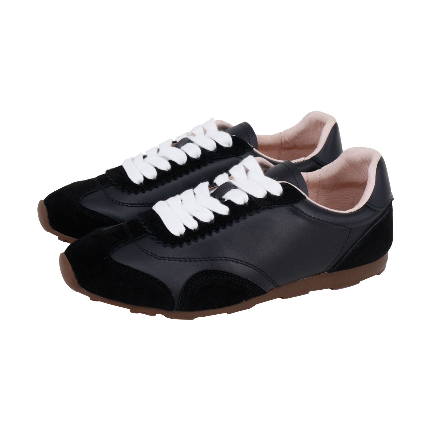 Black+Suede Sneakers
